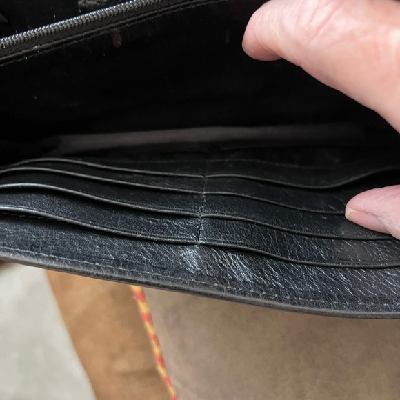 Brighton Black leather textured hand bag - Picture 14 of 17